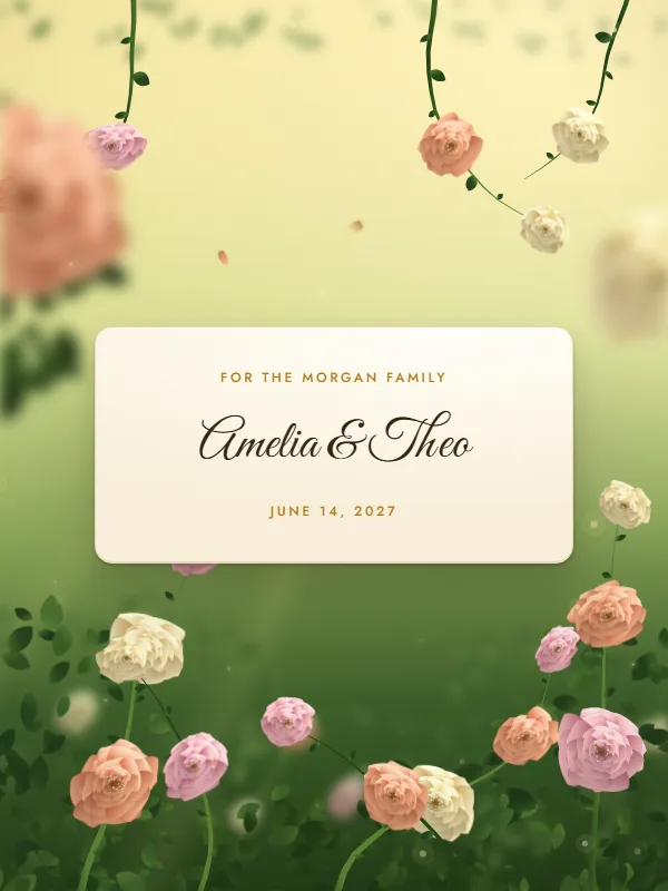 Garden invitation
